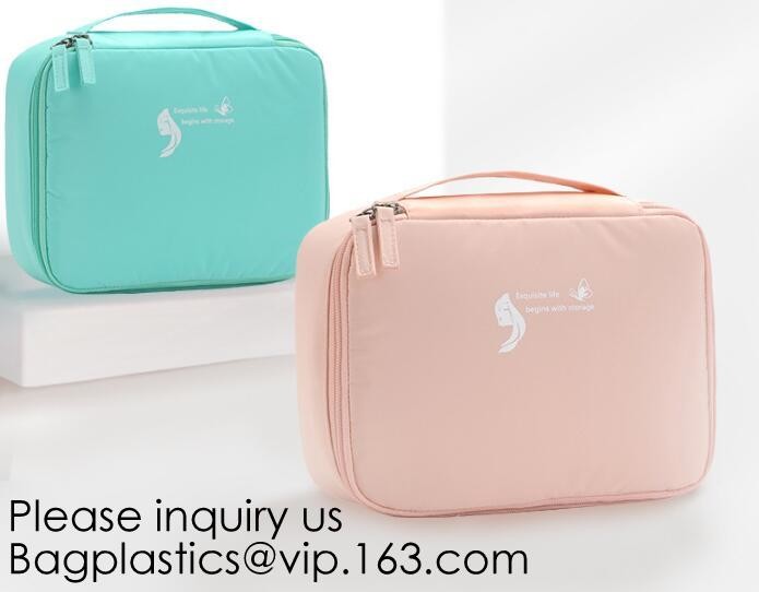 Personalized Portable Bridesmaid Gift Canvas Cosmetic Bag,Washed Canvas Toiletry Cosmetic Bag, Bagease, bagplastics