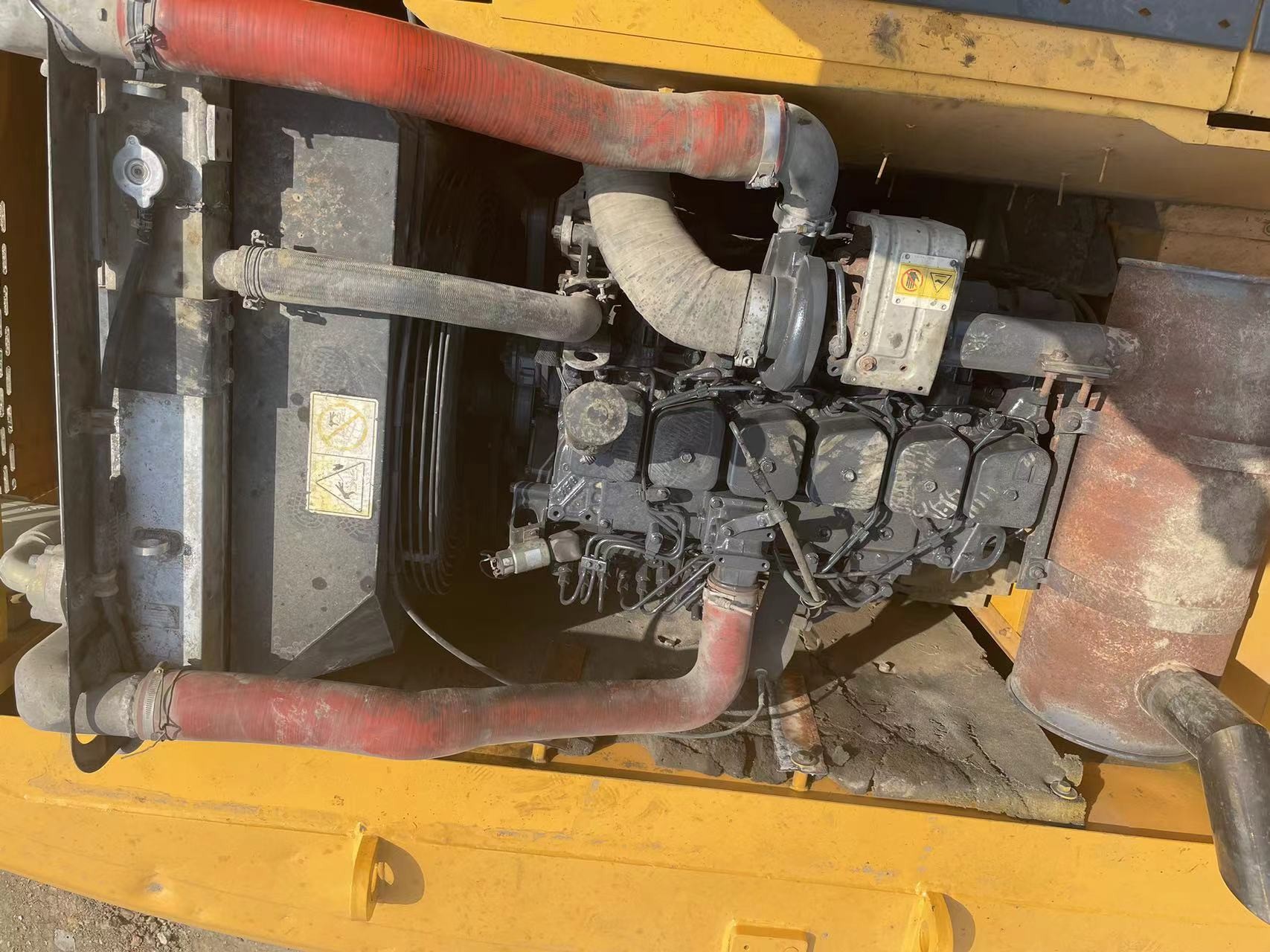 Korean 22ton Used Hyundai Excavators 220 Heavy Hydraulic Backhoe 2nd Hand Diggers