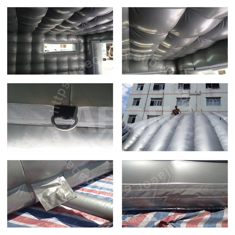 Portable Inflatable Nightclub Tent Square Outdoor Inflatable Event Tent