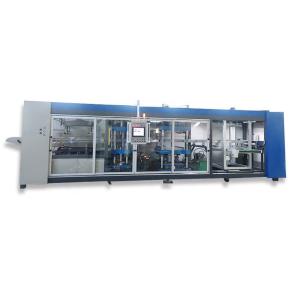 Quality Three Stations 45 Cycles/Min ISO Plastic Lid Thermoforming Machine wholesale