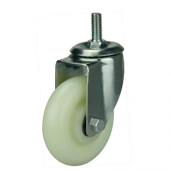 75mm stem casters swivel wheels nylon castors plastic wheels