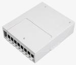 Indoor FTTH Distribution Box 8 Fibers Anti Aging UV Protection