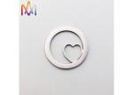 30mm Heart Shaped Hollow Circular Ring Ladies Bracelet Charms