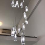 Long Crystal Staircase Chandelier Modern Design Indoor Lighting(WH-NC-100)