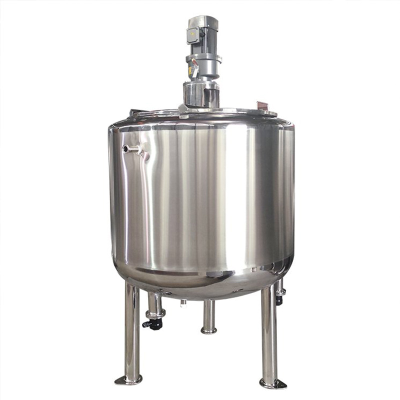 Electric 1000 Liter Single Layer Mixing Tank Cylindrical For Tire Glue