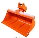 45 Degrees Excavator Hydraulic Tilting Bucket With Cylinders excavator tilt