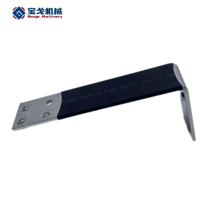Excellent Electrical Conductivity Battery Circuit Busbar with Black Heat Shrink Sleeve