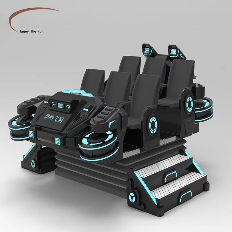 Dreamland New generation 9D Simulator Virtual Reality 9D VR Chair 6 Seats VR Dark Space Cinema