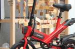 Small Foldable Womens Electric Bike , Compact Battery Powered Bicycles