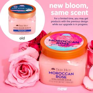 Quality Tree Hut Moroccan Rose Shea Sugar Scrub Exfoliating Full Body Nourishing Essential Body Care wholesale
