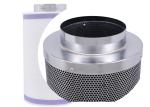 Galvanized Cartridge Carbon Filter Hydroponics , Silver Greenhouse Carbon Block