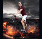 36V Lightest Mtb E Bike , Multimode Assist Hybrid Electric Bike