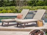 PE Rattan Leisure Chaise Lounge chairs Aluminium Outdoor Garden wicker patio