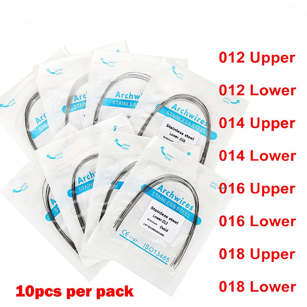 Rectangular Stainless Steel Dental Areal Arch Wire and Super Elastic for Dental Orthodontic Needs