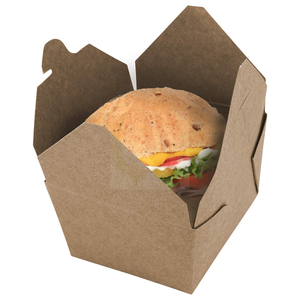 Convenient Custom Disposable Salad Hamburg Lunch Food Packaging Box for Take Out
