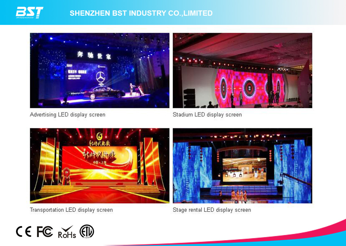1500 nits P4 SMD2121 HD Full Color indoor Led advertising Display for commercial sign