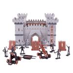 Military soldiers mini figure toys for kids wargame medieval knight's castle
