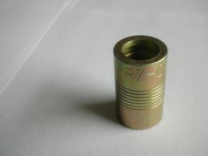 Quality Carbon Steel Hydraulic Hose Ferrule Fittings , Seamless Hydraulic Hose Adapters wholesale