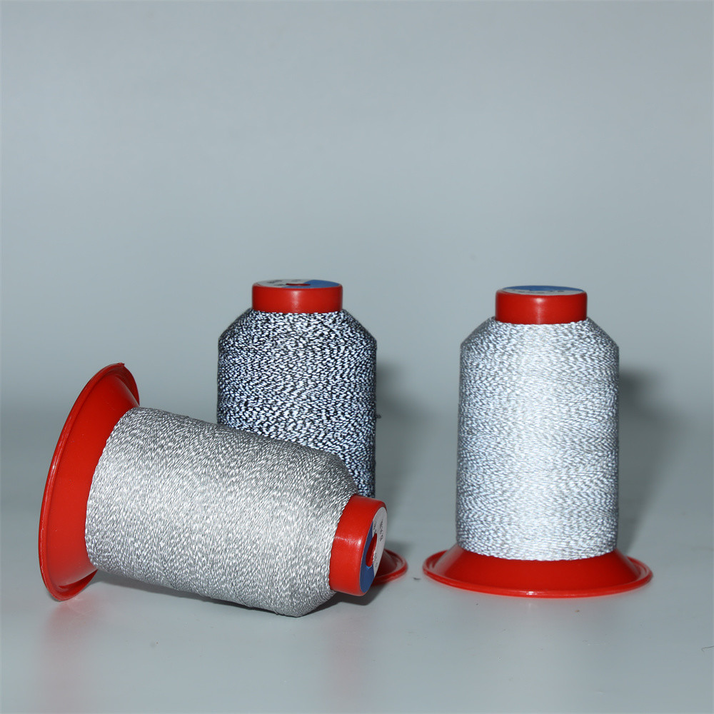 0.2MM Natural Gray Color High Light Reflective Strip Reflective Thread Reflective Yarn