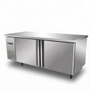 Quality 420L Stainless Steel Commercial Kitchen Refrigerator / Undercounter Refrigerator Manual Defrost Type With Double Doors wholesale