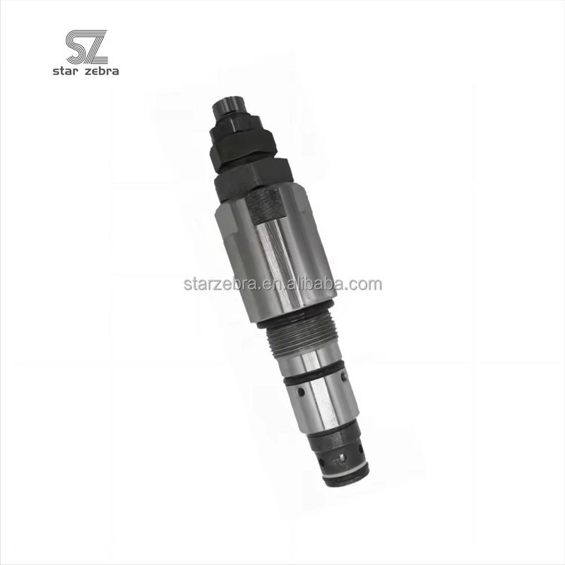 Komatsu Excavator Parts Relief Valve Loader Parts with Cartridge Valve and Screw Thread Attachment