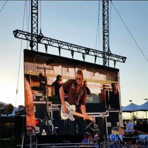Quality Led Stage Screen Rental Led Backdrop Screen Rental Full Color P3.91mm LED Advertising Display Waterproof Outdoor Rental wholesale