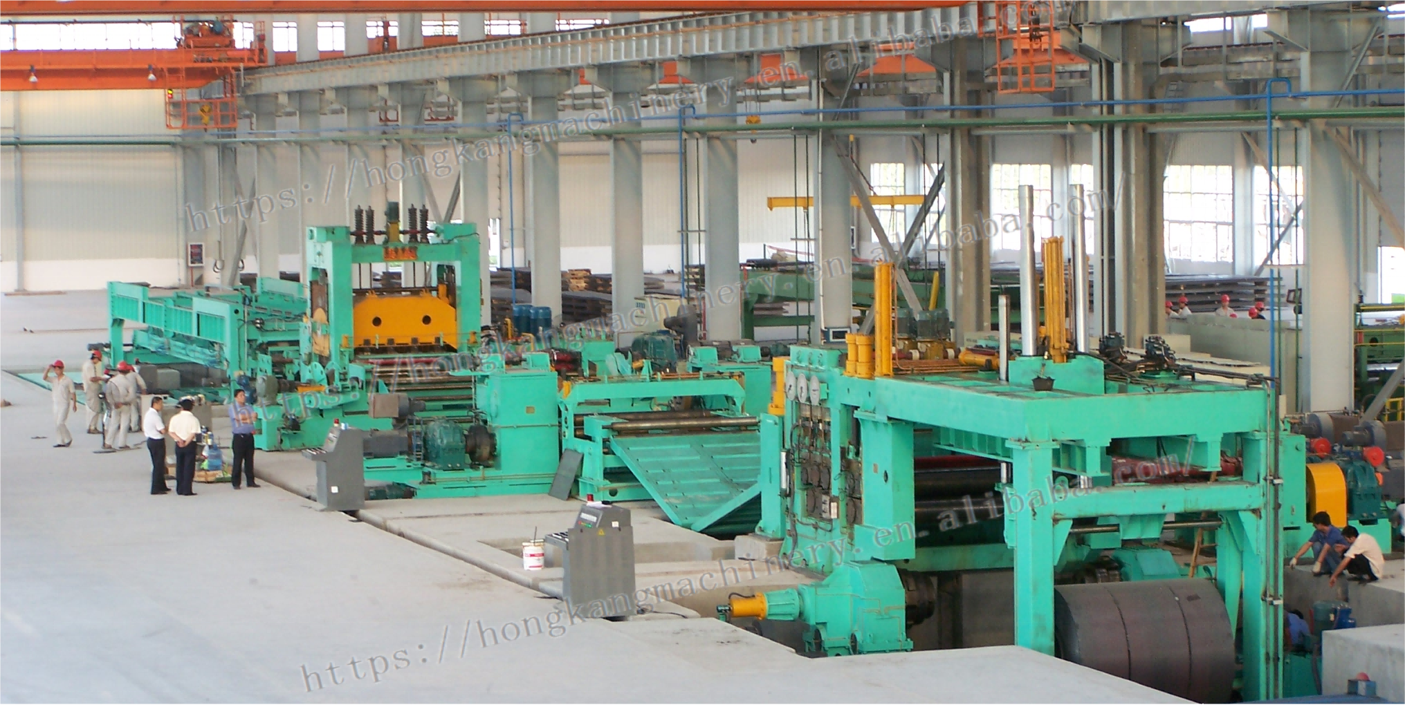 Cut To Length Line Machine With Cutting Speed Of 0- 60 M/Min Steel Coil Slitting Line