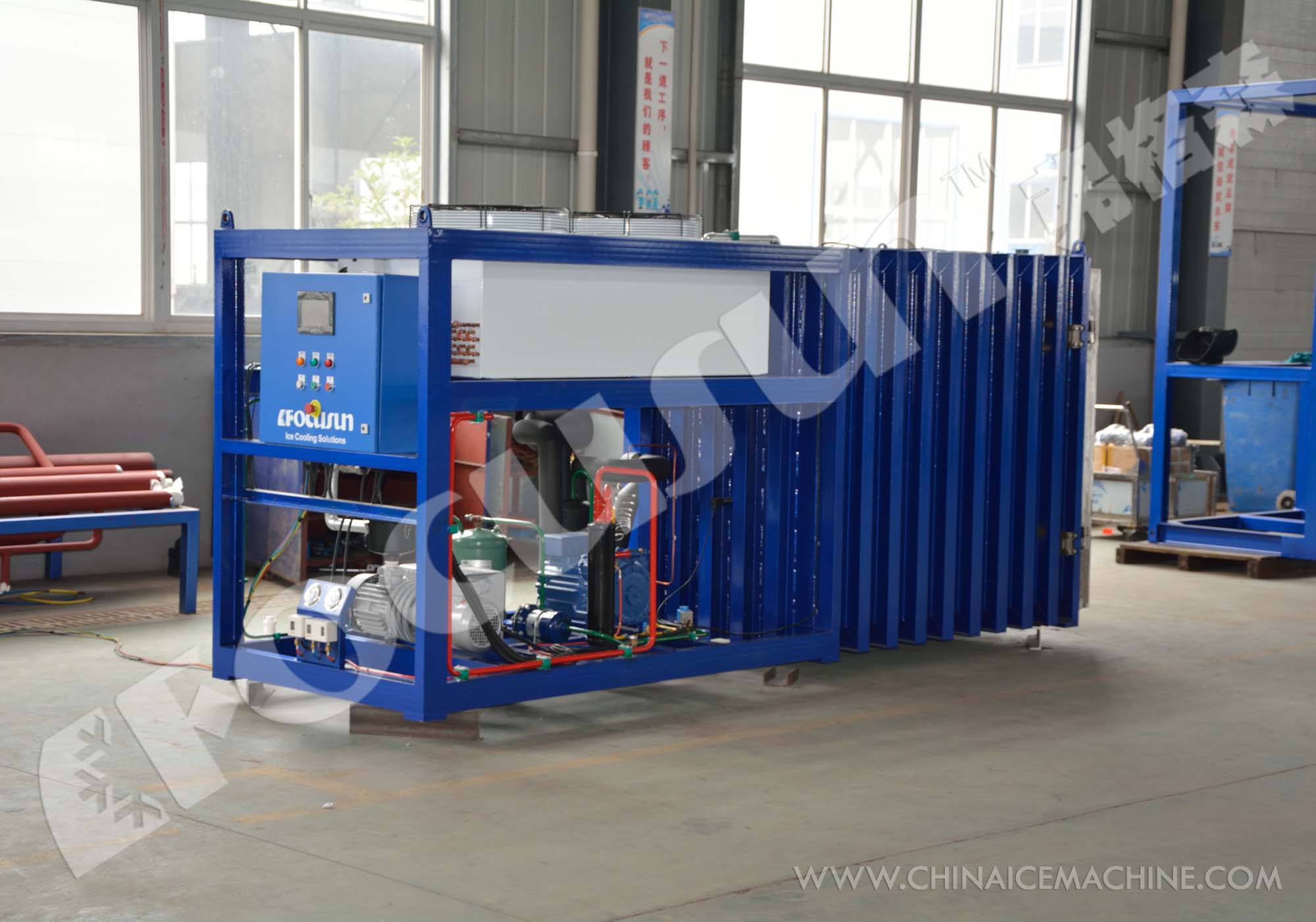 Leafy Vegetables Vacuum Cooler Bock Compressor -5C 5C Temperature Fast Cooling Machine