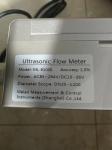 Wall Mounted DN25 RS232 12m/S Clamp On Flow Meter