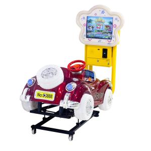 Quality 300W Coin Operated Arcade Machines , Cartoon Carousel Children Swing Car wholesale