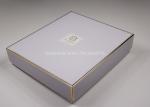 17× 17 Large Folding Cardboard Gift Boxes With Plastic Tray Paper Printed Facial