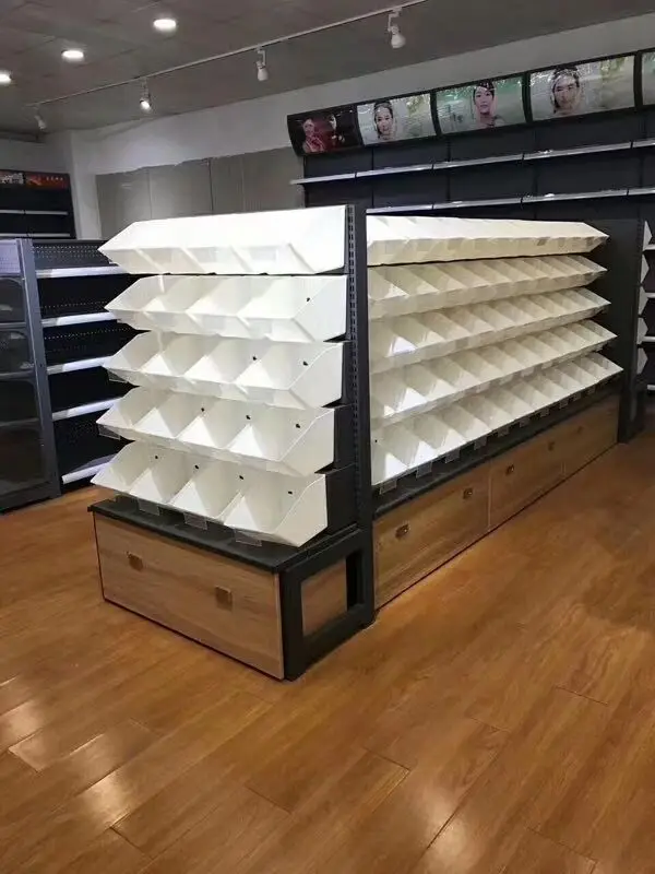 Factory customization supermarket shelves supermarket snack shelf rack