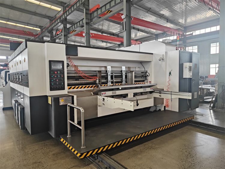 Automatic Flexo 4 Color Printer Slotter And Die Cutter Corrugated Board Printing Machine