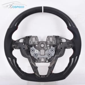 Quality Ford Gloss Perforated Steering Wheel Carbon Fiber Alcantara Wheels wholesale