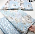 Wedding Dress Wholesale African Brocade Fabric Jacquard Damask Design Brocade
