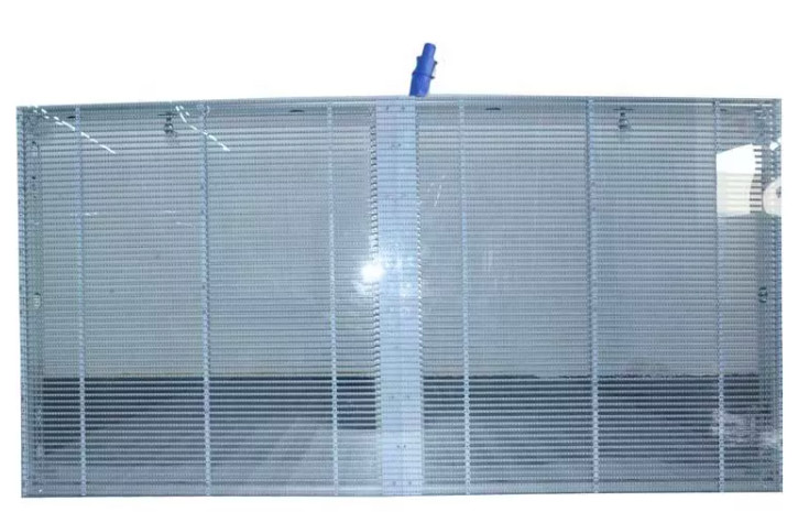 P2.8 P3.91 Ice Curtain Glass Video Wall Panel Clear Window Shop Advertising