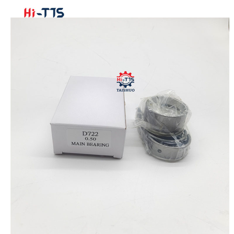 15861-23480 +50 Crankshaft Main Bearing For D722 Diesel Engine Parts