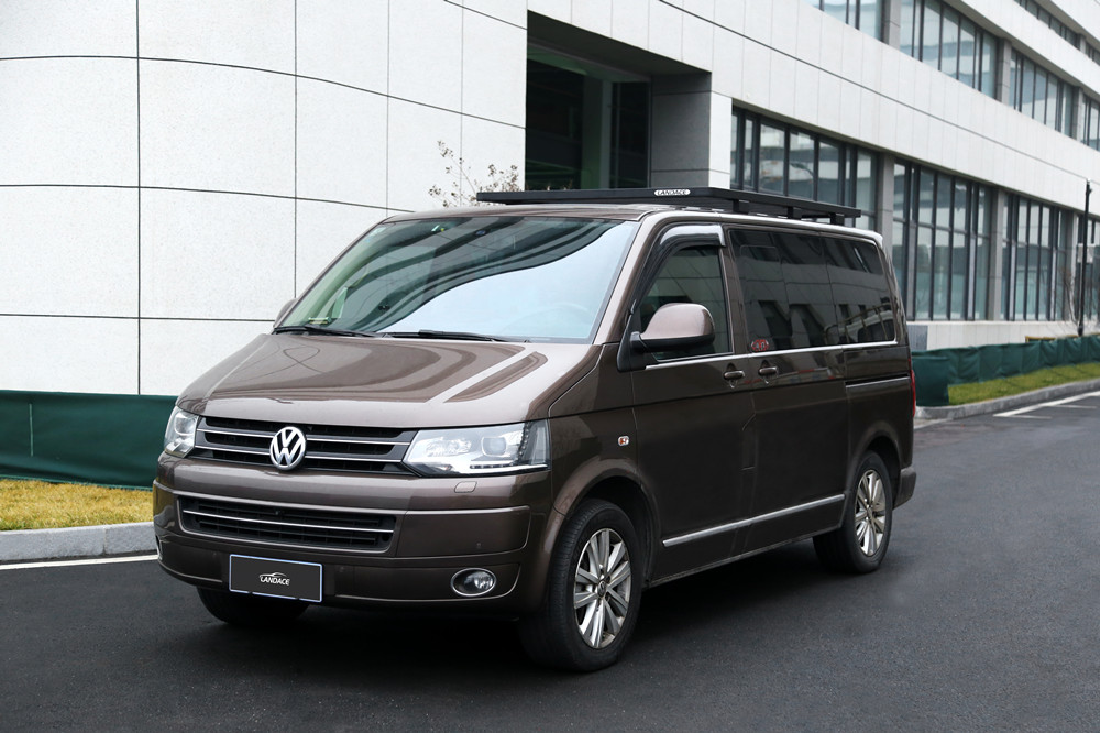 Aluminum Extrusion Low Height Platform Roof Rack for Volkswagen Transporter T6 Van