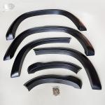 3kg ABS Plastic Fender Flares , Slim Style Matte Black Wheel Well Flares