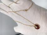 XS Model High End Custom Jewelry Amulette De Necklace 18K Rose Gold Carnelian