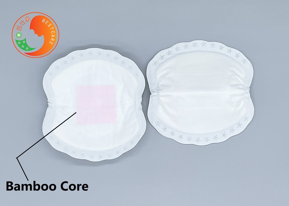 Nature Bamboo Disposable Breast Pads Antibacterial Anti Fungal Biodegradable Resource