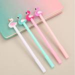 Silicone Head Flamingo Creative Gel Ink Pen 0.5mm Cute Neutral Pen For School