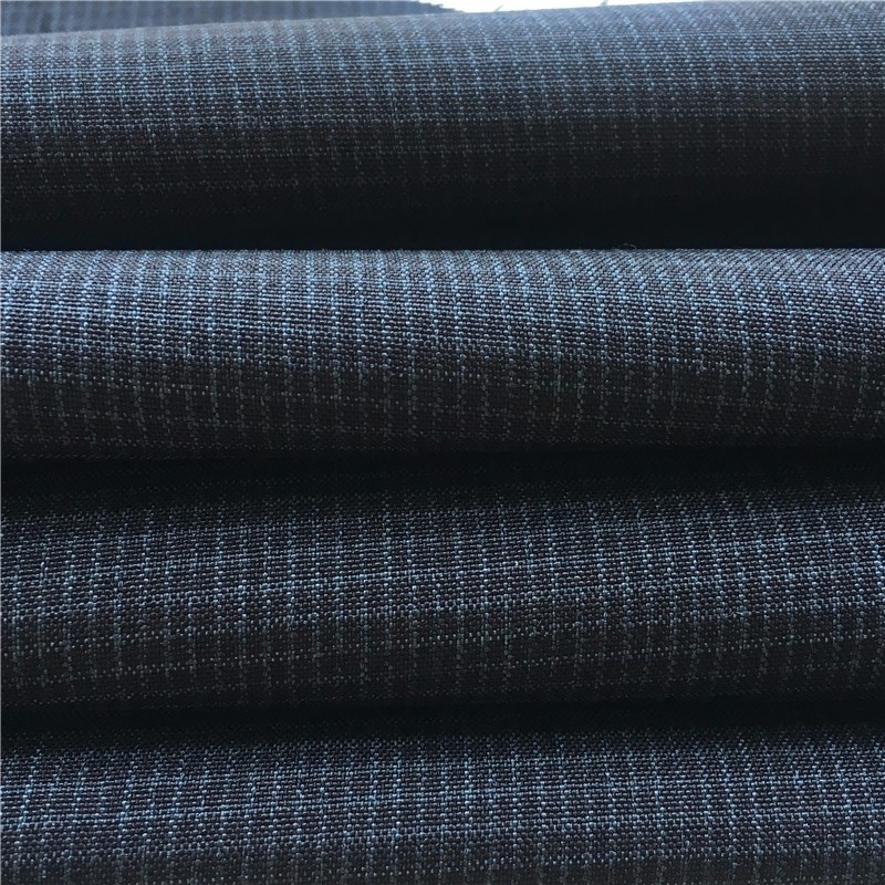 300D*300D Plain Two Colors Lattice Fabric For Lady Dress Men Suit Grid Cloth RZ 1675