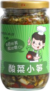 Quality HACCP Certified Chinese Pickled Cabbage With Bamboo Shoot canned 130g wholesale