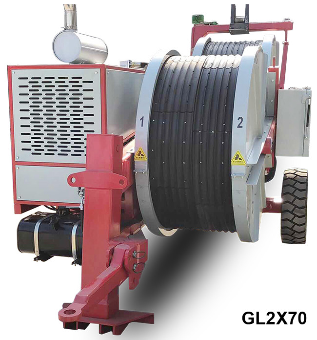 Diesel 77kw 103hp Tensioner Max Intermittent Tension 2x70/1x140kN
