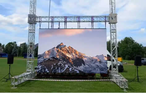 P3 Outdoor High-Density Full-Color RGB Large-Size LED Display Board Meanwell Power