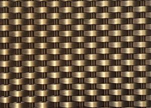 Quality PVD Decorative Restaurants Architectural Metal Mesh Panel 11.8kgs/M2 wholesale