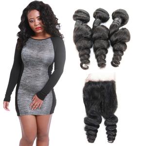 Quality Natural Raw 10 Inch Loose Curly Human Hair Extensions 3 Bundles OEM Service wholesale