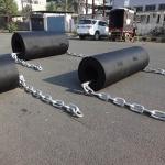 Rubber Cylindrical Marine Fenders Large High Plasticity