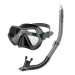 Silicone Skirt Ladies Snorkel Set Dry Top Diving Mask Set Scuba Diving Equipment